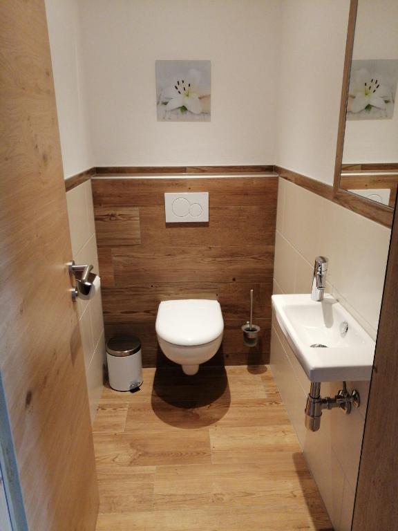 A bathroom at Apartment Panorama