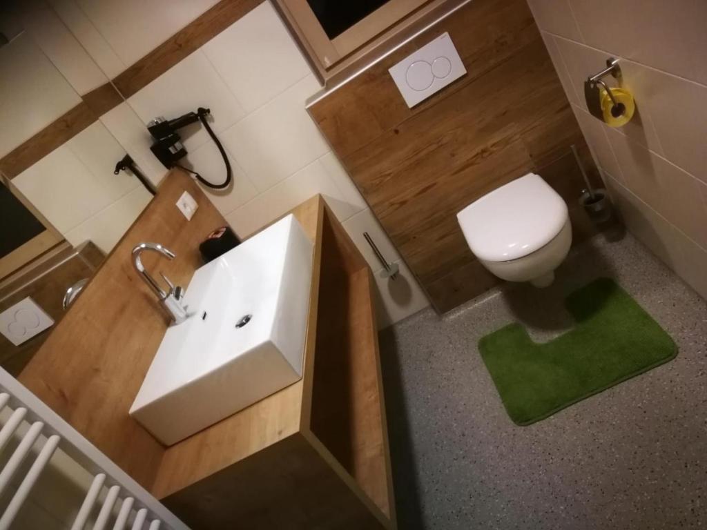 A bathroom at Apartment Panorama