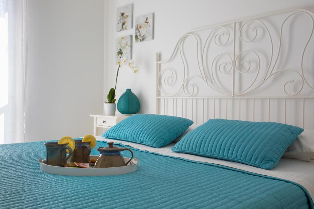 Postel nebo postele na pokoji v ubytování Bio B&B Vivere la Vita