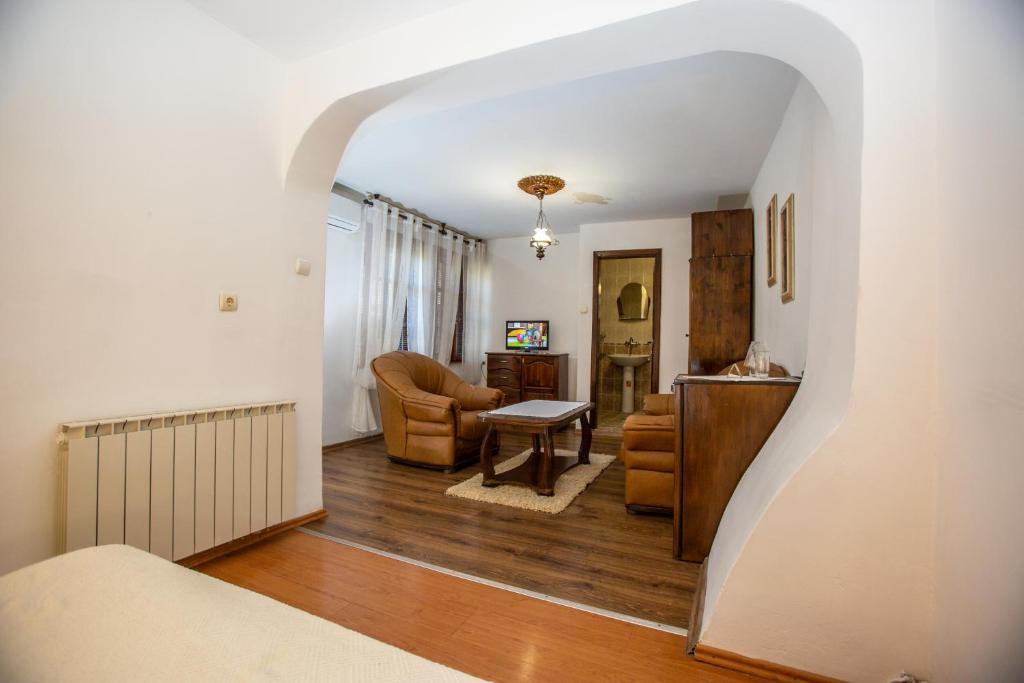 Posezení v ubytování Oazis Family Hotel