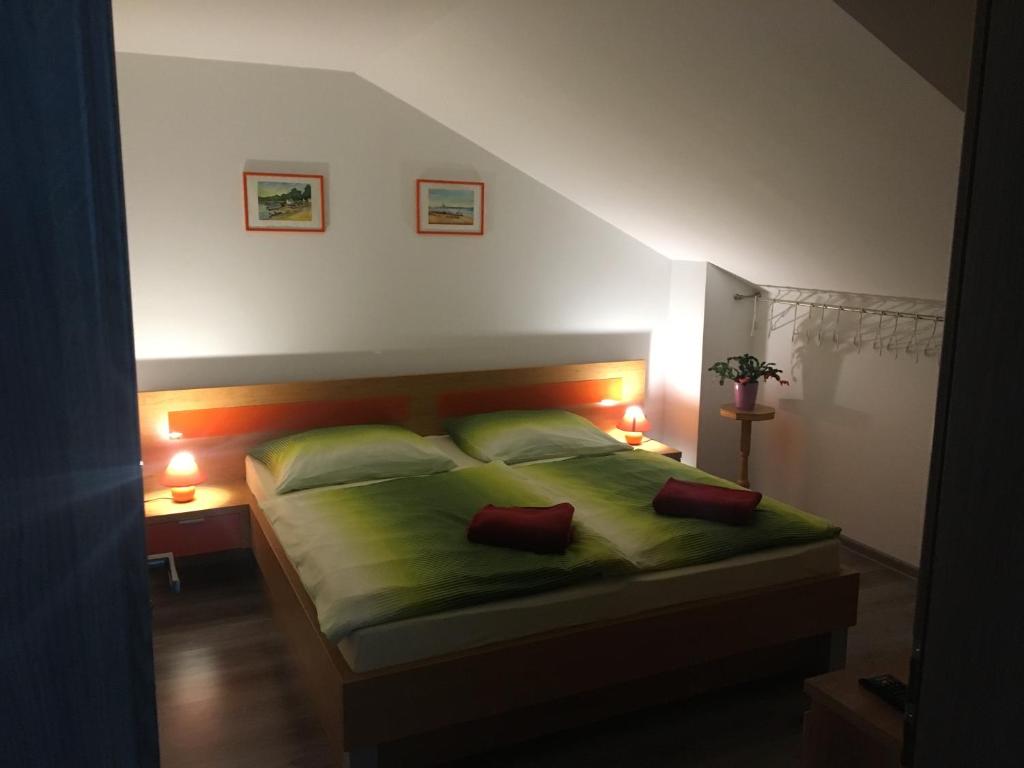 Postel nebo postele na pokoji v ubytování Apartmán Tatry-Poprad