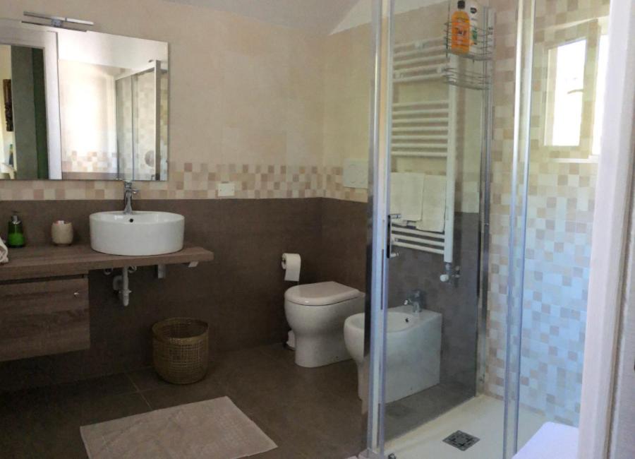 Koupelna v ubytování B&B Via Roma