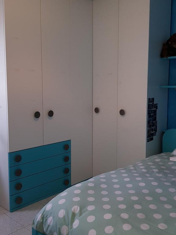 A bed or beds in a room at B&B da Silvana a Talamello