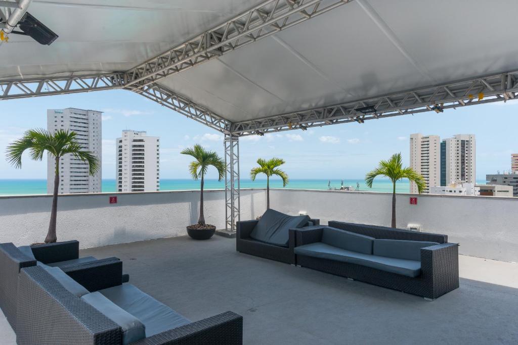  RMD906 Maravilhoso flat na praia de Boa Viagem