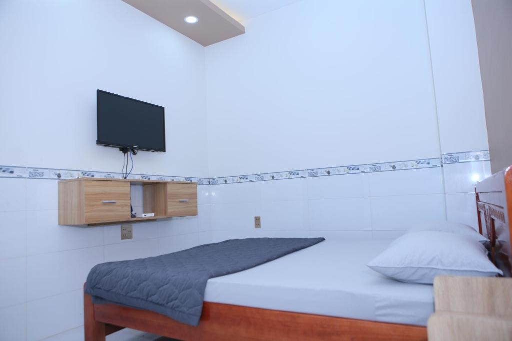 Postel nebo postele na pokoji v ubytování Moony hostel