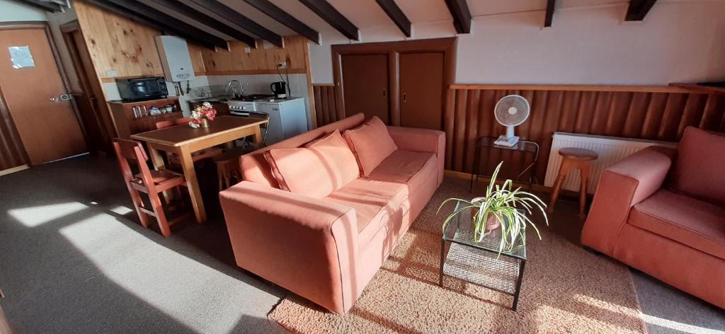 Posezení v ubytování Hostal Vista al Mar hct