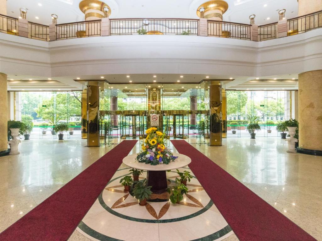 Vstupní hala nebo recepce v ubytování iNestin Shanghai Apt Lujiazui