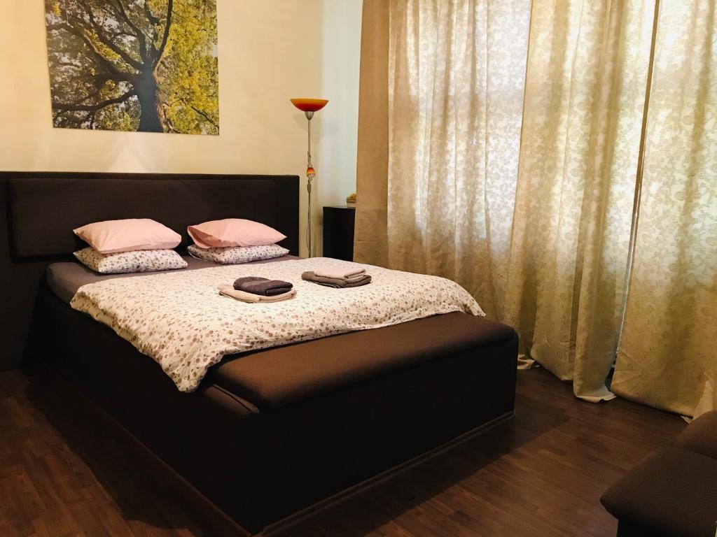 Postel nebo postele na pokoji v ubytování Apartmán Stursovka