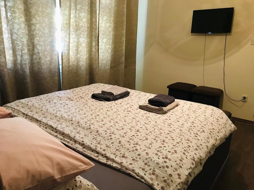 Postel nebo postele na pokoji v ubytování Apartmán Stursovka