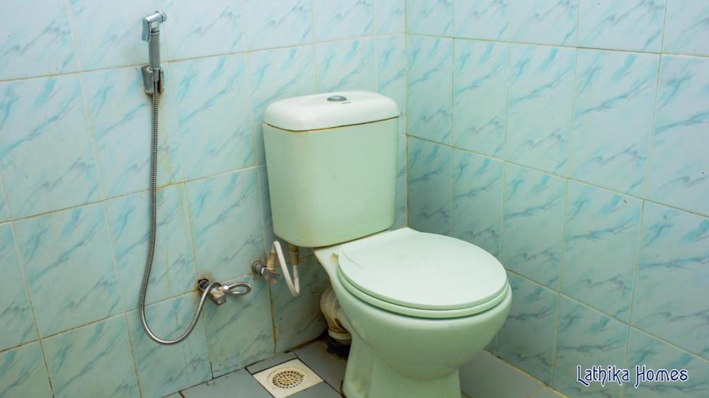 Koupelna v ubytování Lathika Homes