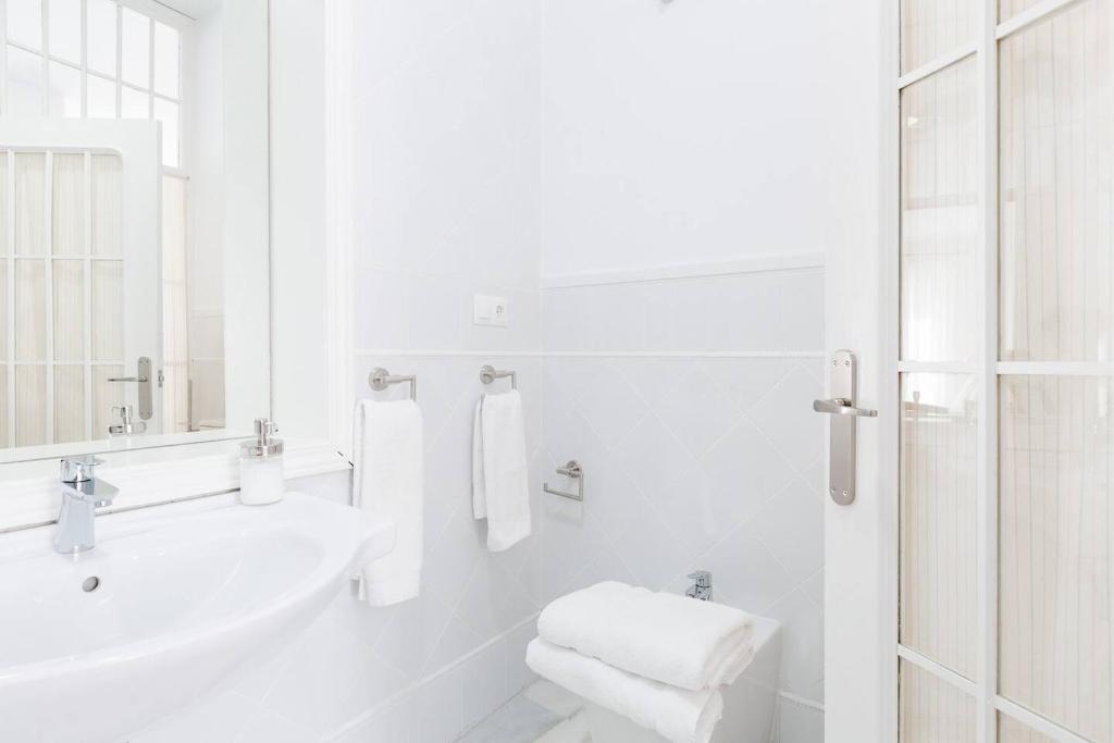 Kúpeľňa v ubytovaní Loft en primera linea del paseo marítimo