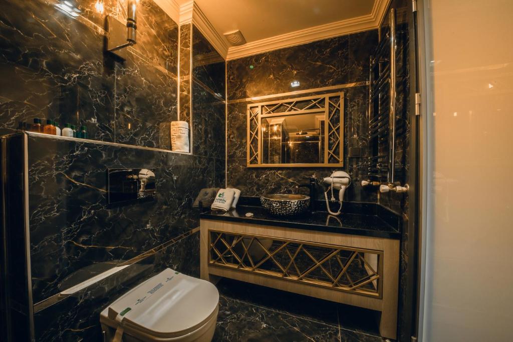 Koupelna v ubytování Edrin Gözde Hotel