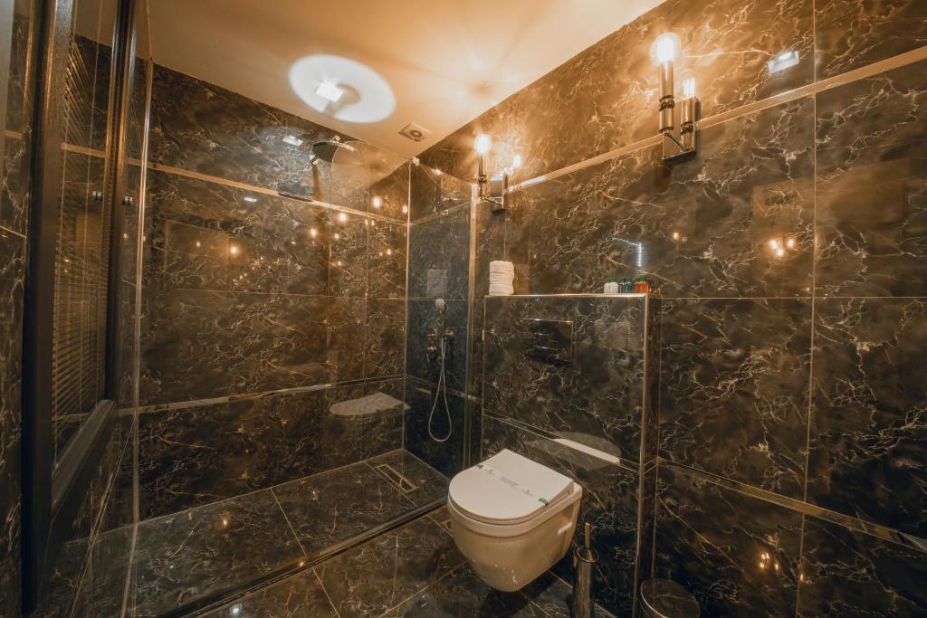 Koupelna v ubytování Edrin Gözde Hotel