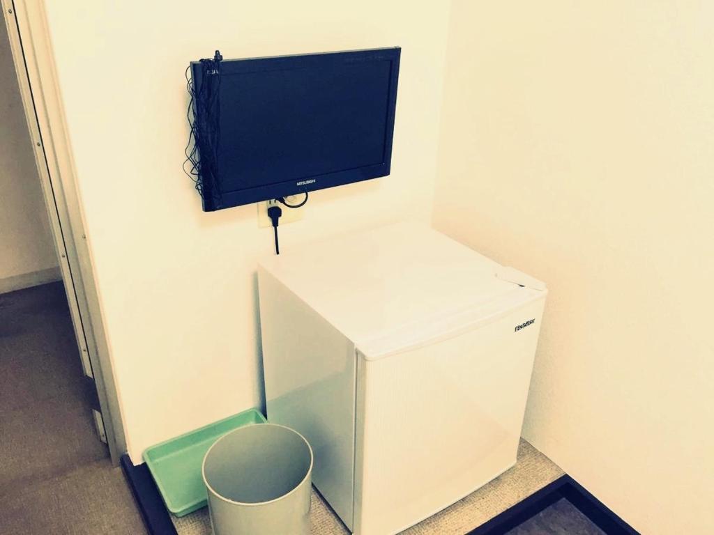 TV a/nebo společenská místnost v ubytování Hotel Lucky