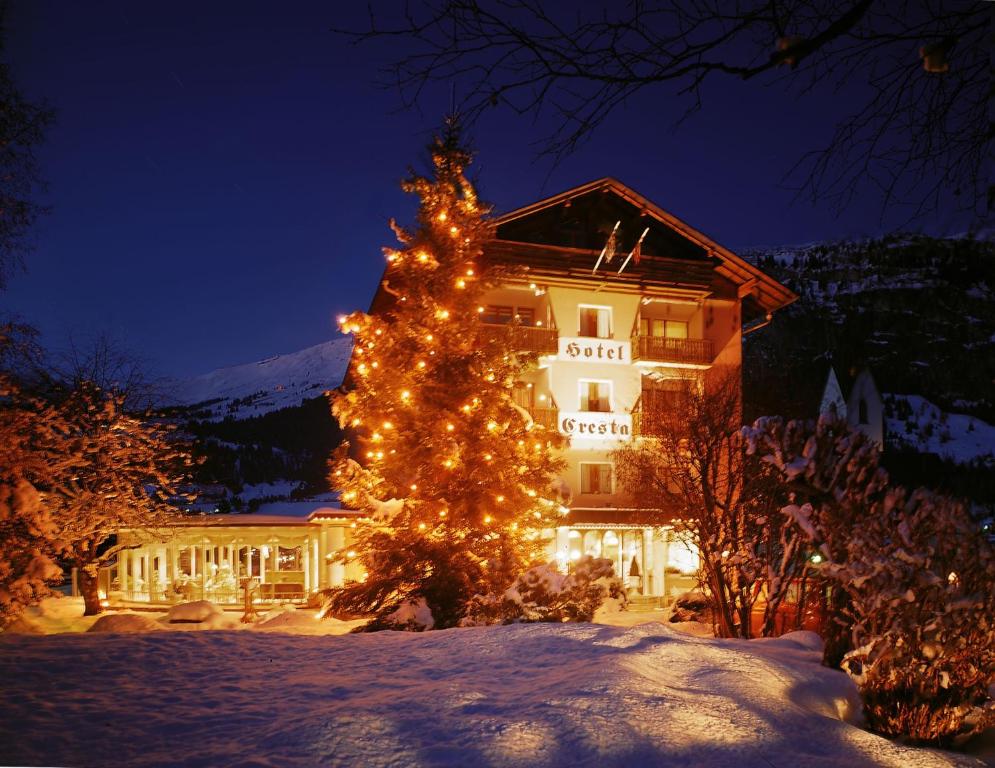 Hotel Cresta v zimě