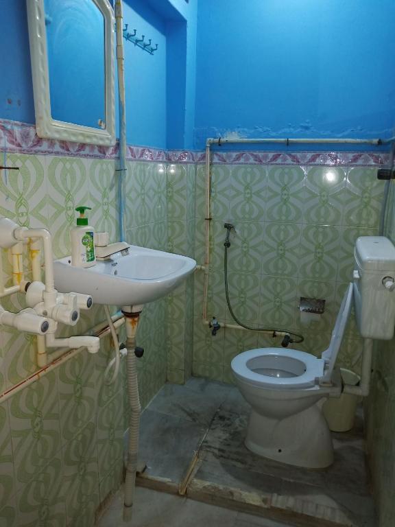 Koupelna v ubytování Sunita homestay