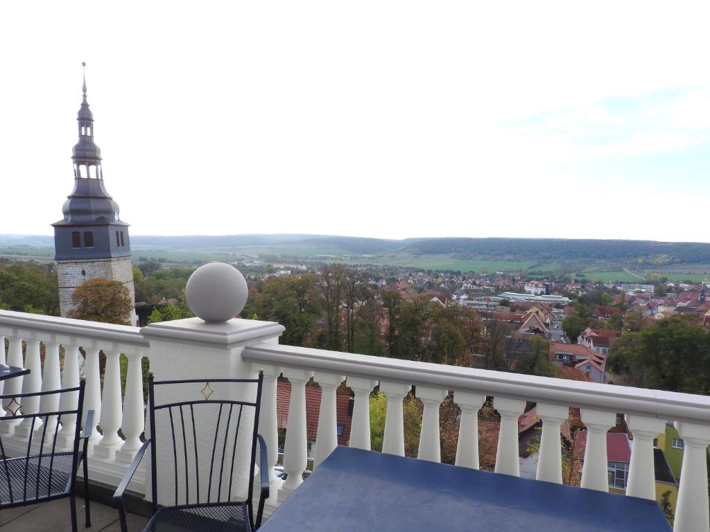 Balkón nebo terasa v ubytování Hotel Residenz Bad Frankenhausen