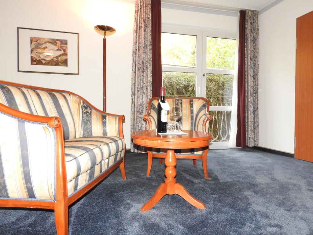 Posezení v ubytování Hotel Residenz Bad Frankenhausen