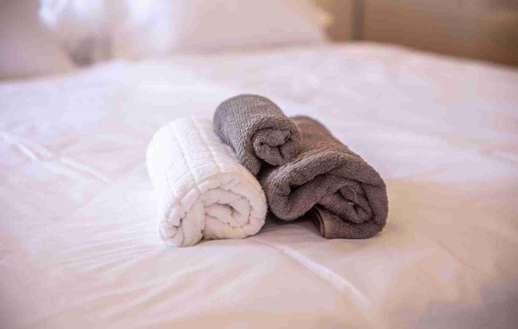 Posteľ alebo postele v izbe v ubytovaní Luxury Apartment Sunflair