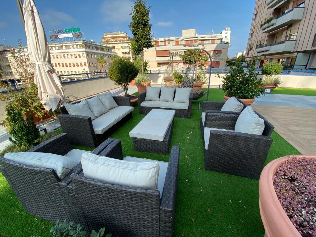 Posezení v ubytování MYHOME 75 Premium Luxury B&B