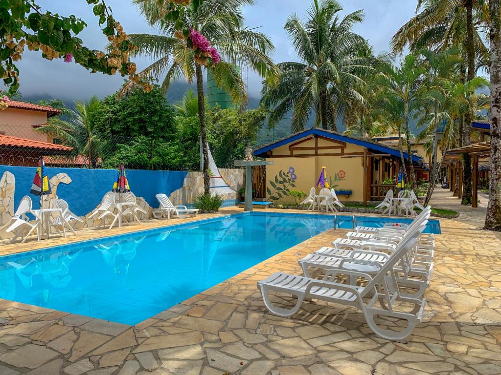 A piscina localizada em Pousada Tambayba ou nos arredores