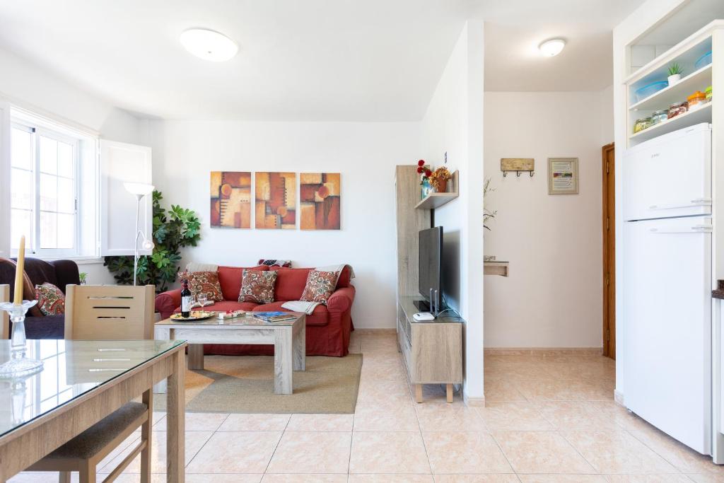Kuchyň nebo kuchyňský kout v ubytování Vivienda vacacional La Laguna Deluxe 9