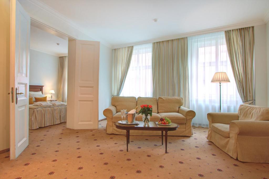 Posezení v ubytování Hestia Hotel Draugi