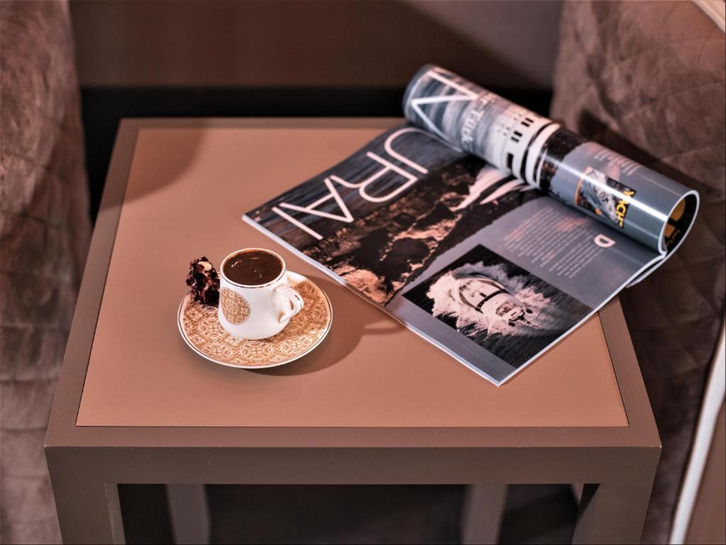 Coffee and tea making facilities at Hotel Marina Bay Göcek