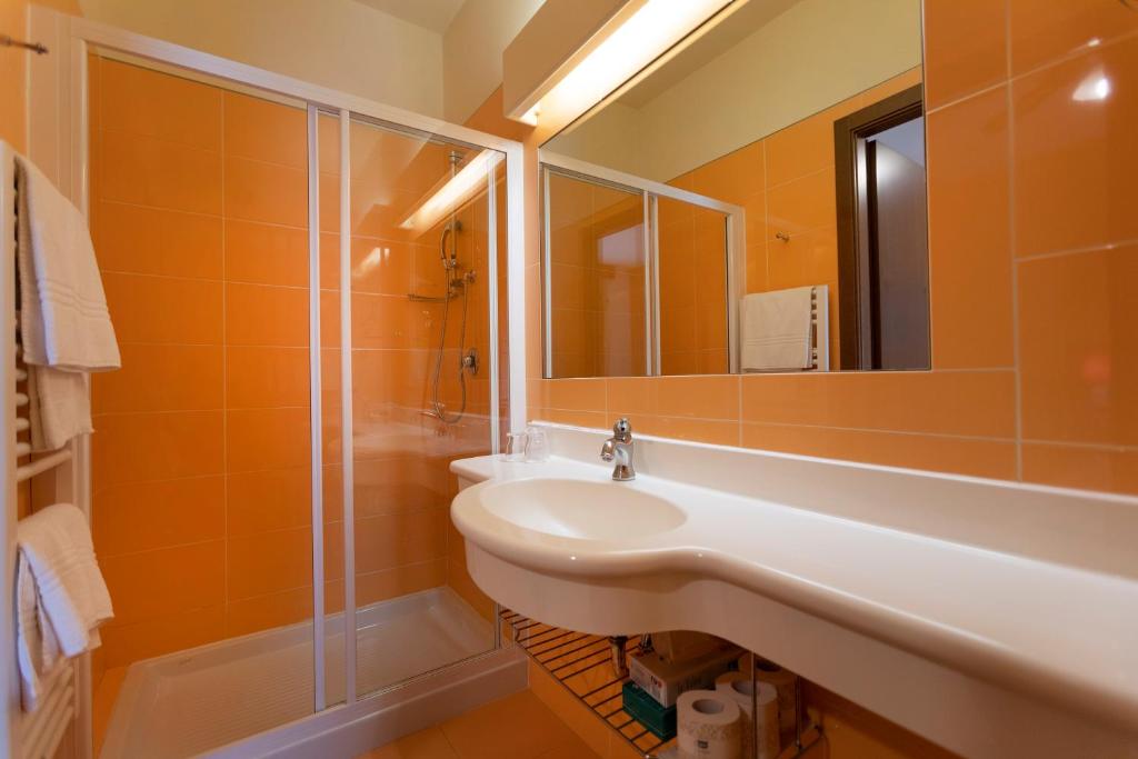 Kúpeľňa v ubytovaní Hotel Ideal