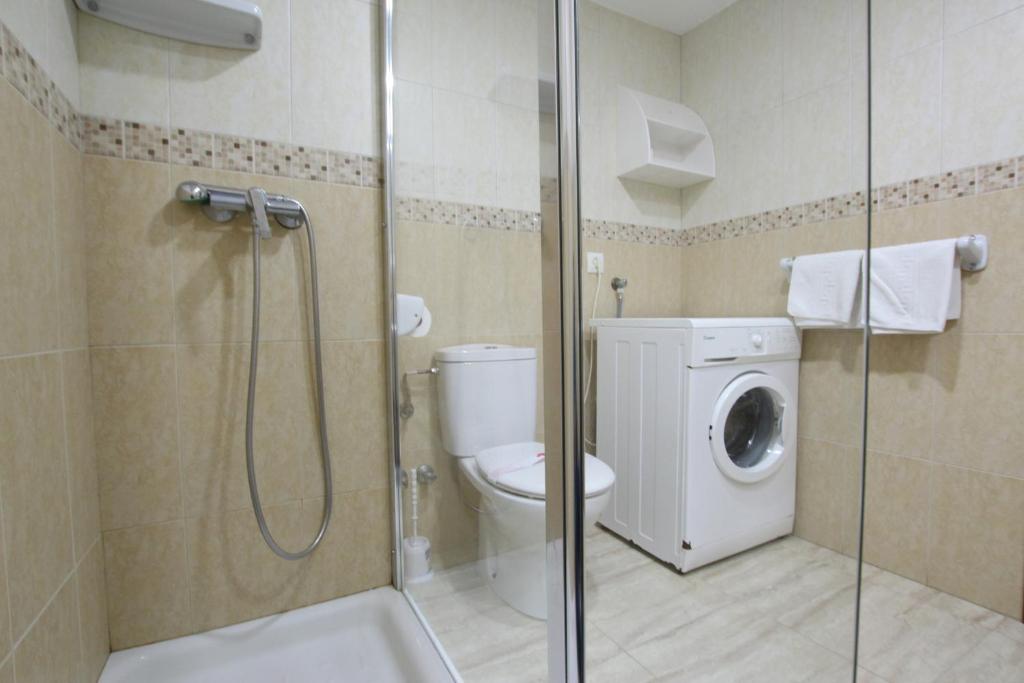 Koupelna v ubytování Apartamentos Tesy