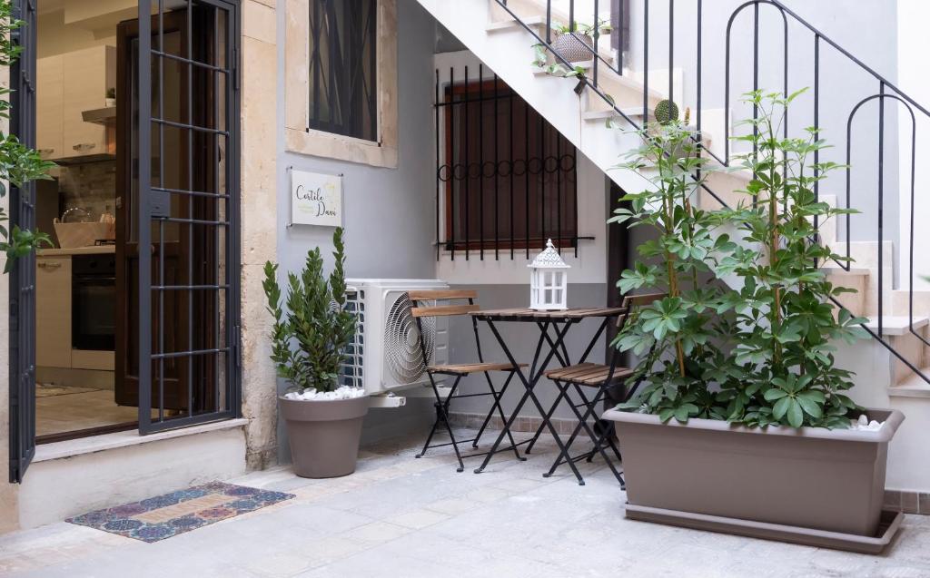 Balkón alebo terasa v ubytovaní Cortile Davì in Ortigia