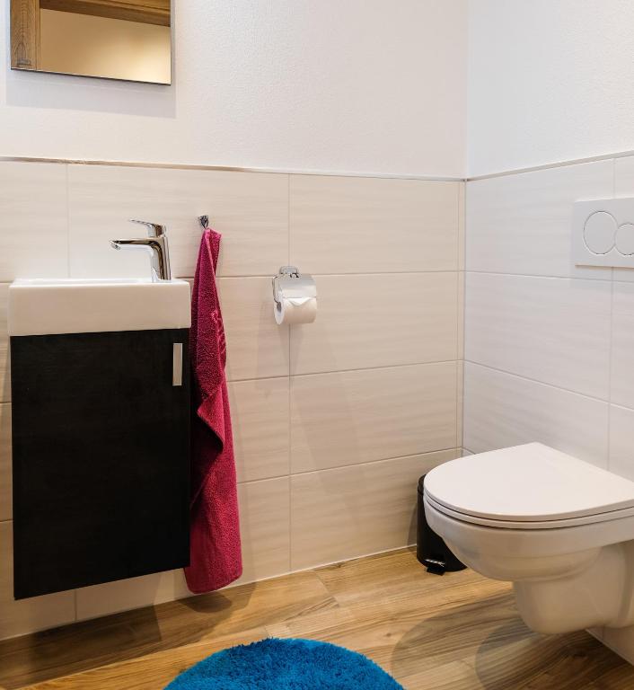 Kúpeľňa v ubytovaní Ferienpension Bierbaumer
