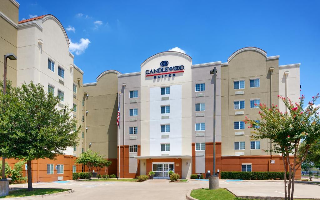 an exterior view of an antioch hotel at Candlewood Suites Plano East, an IHG Hotel in Plano