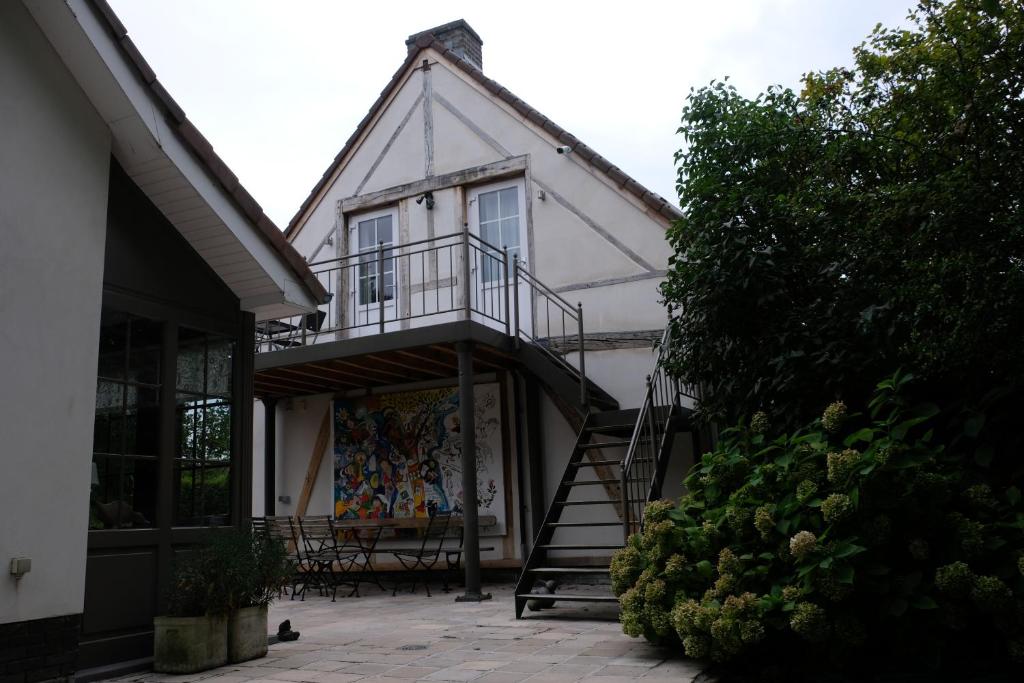 Budova, kde se bed and breakfast nachází