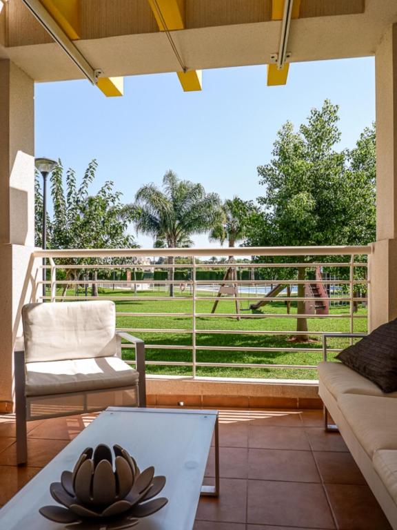 Balkón alebo terasa v ubytovaní Apartment Playa Sol 2