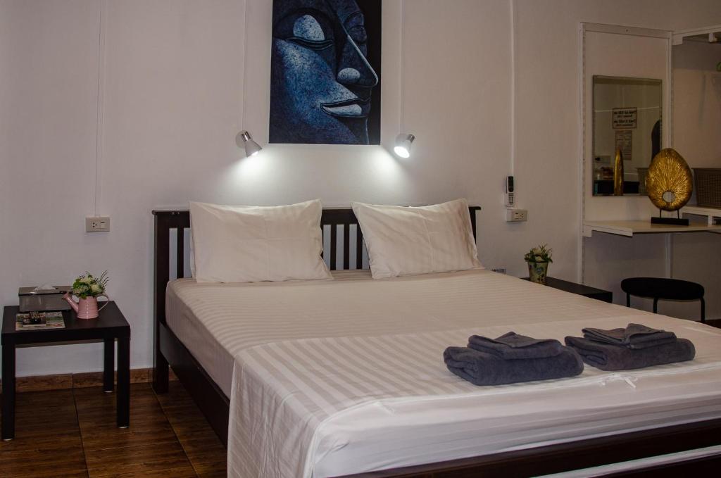 Postel nebo postele na pokoji v ubytování Allstar Guesthouse