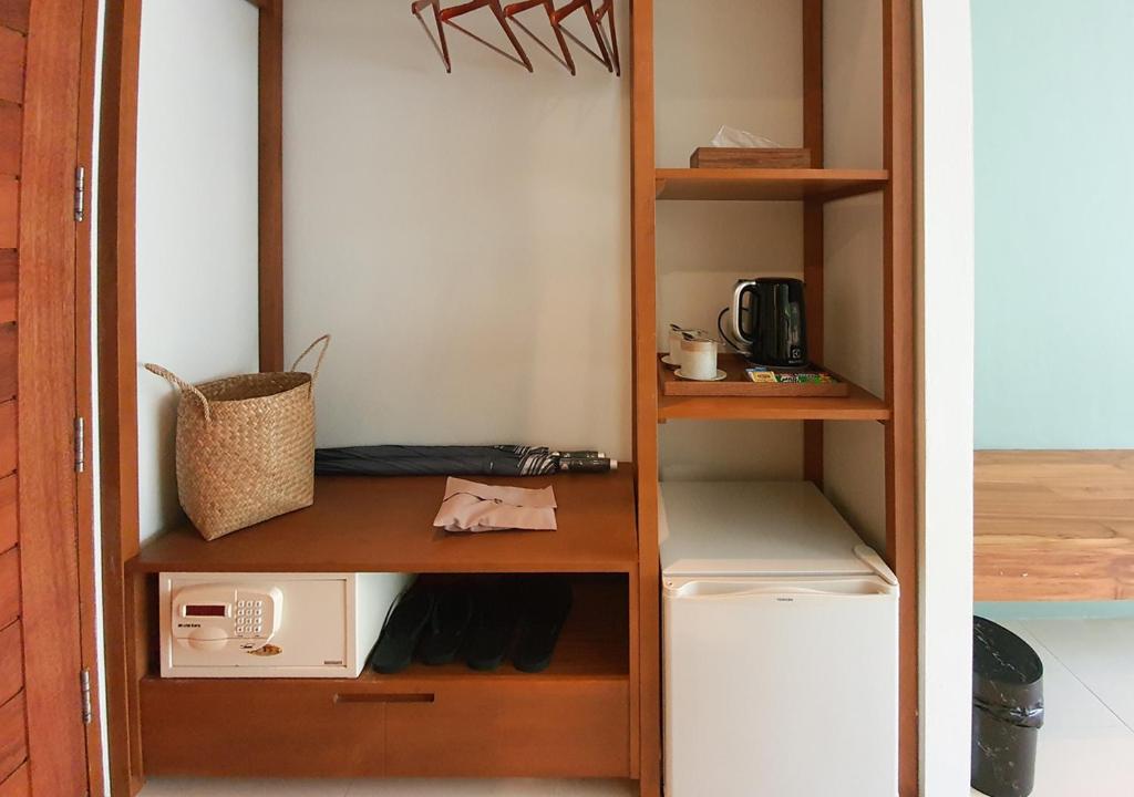 Kuchyň nebo kuchyňský kout v ubytování Mini House Aonang Hotel SHA Plus