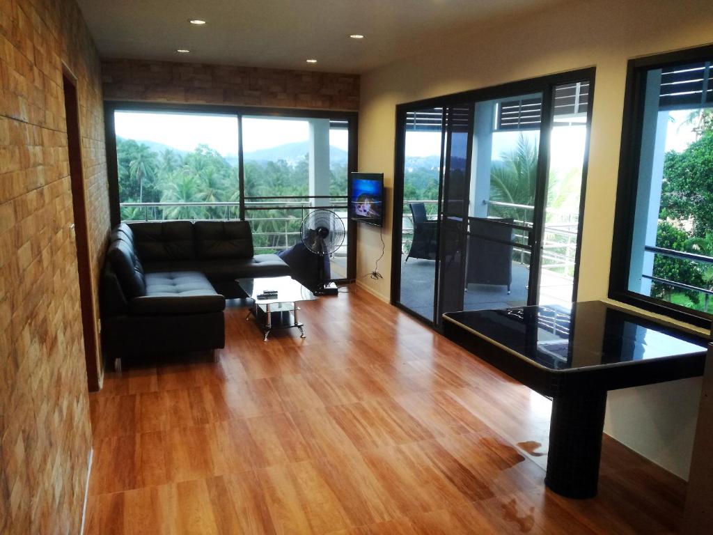 Posezení v ubytování Koh Samui Palm View Villa
