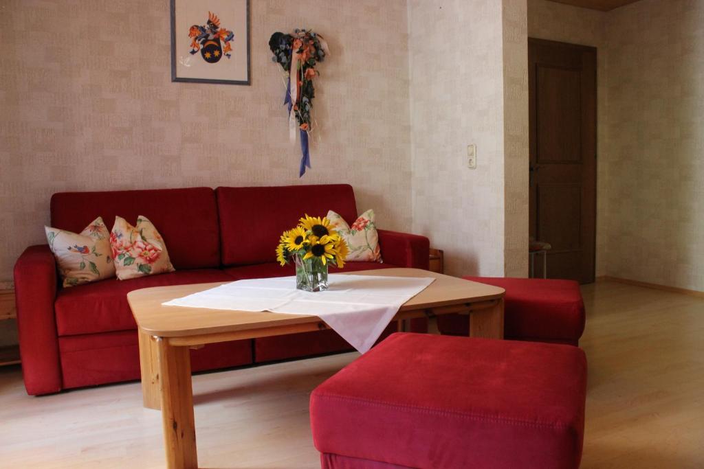 Posezení v ubytování Haus Simma