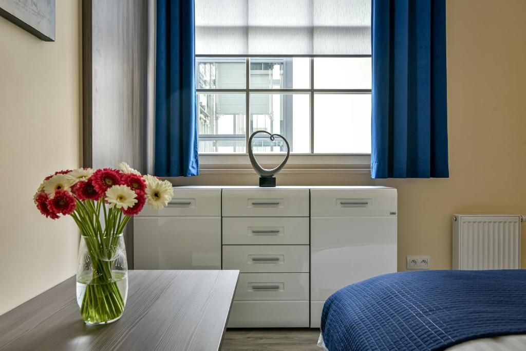 Posteľ alebo postele v izbe v ubytovaní Małe Orłowo LTC - Apartments