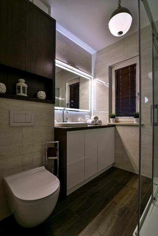 Kúpeľňa v ubytovaní Małe Orłowo LTC - Apartments