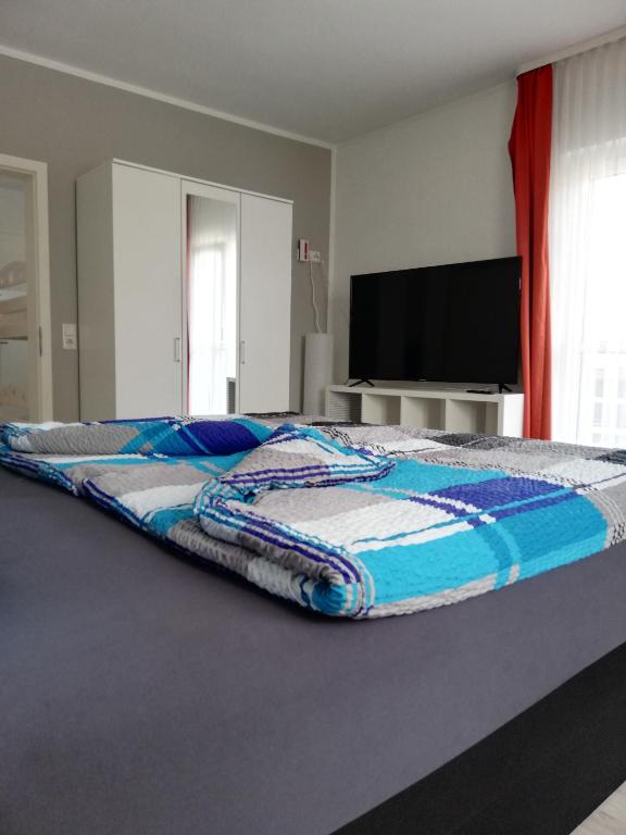 Postel nebo postele na pokoji v ubytování Gasthof Schillereck