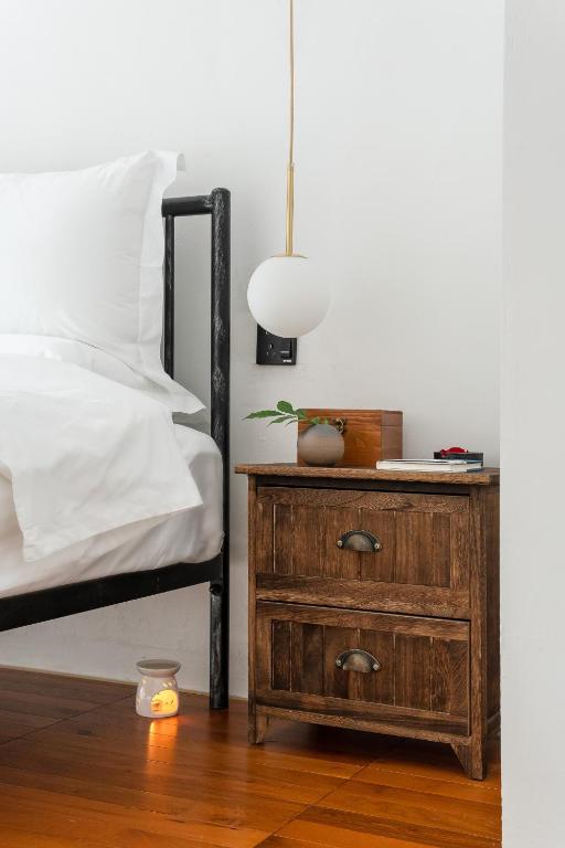 Postel nebo postele na pokoji v ubytování Su Jiu Apartment