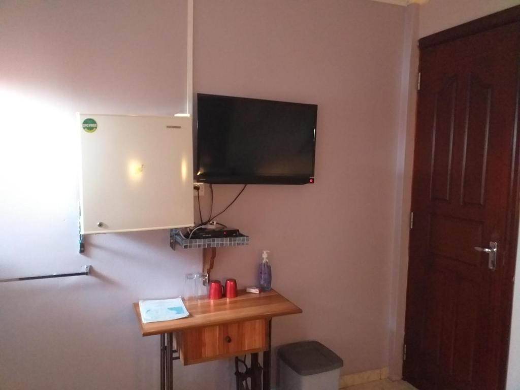 TV a/nebo společenská místnost v ubytování Tyvabro Guesthouse