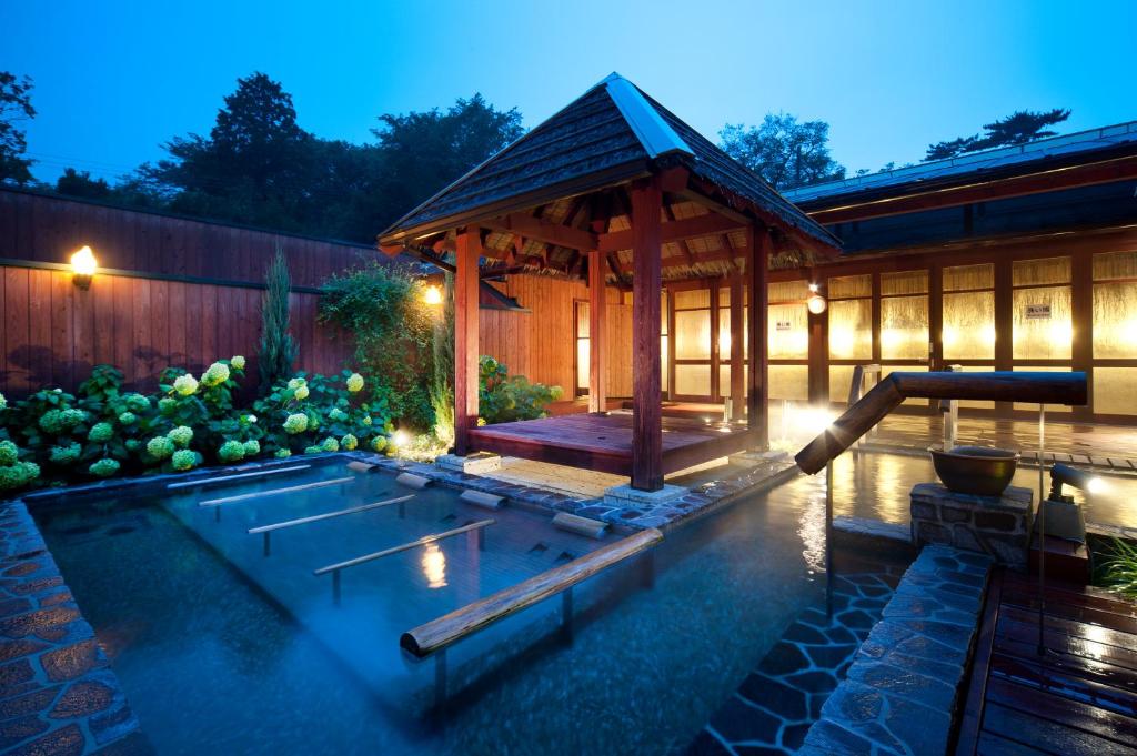 Zahrada ubytování Izumigo Izukogen Dog Paradise Hotel & Cottage