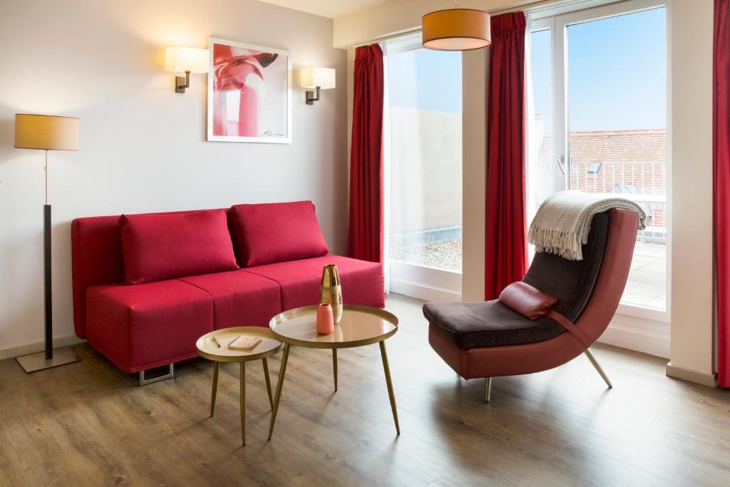 Aparthotel Adagio Basel City - 阳台上的高级一居室公寓（4个成人）