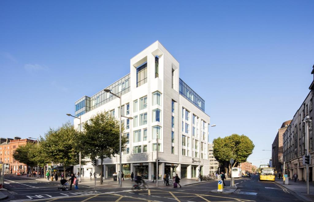 a rendering of a white building on a city street at Holiday Inn Express Dublin City Centre, an IHG Hotel in Dublin