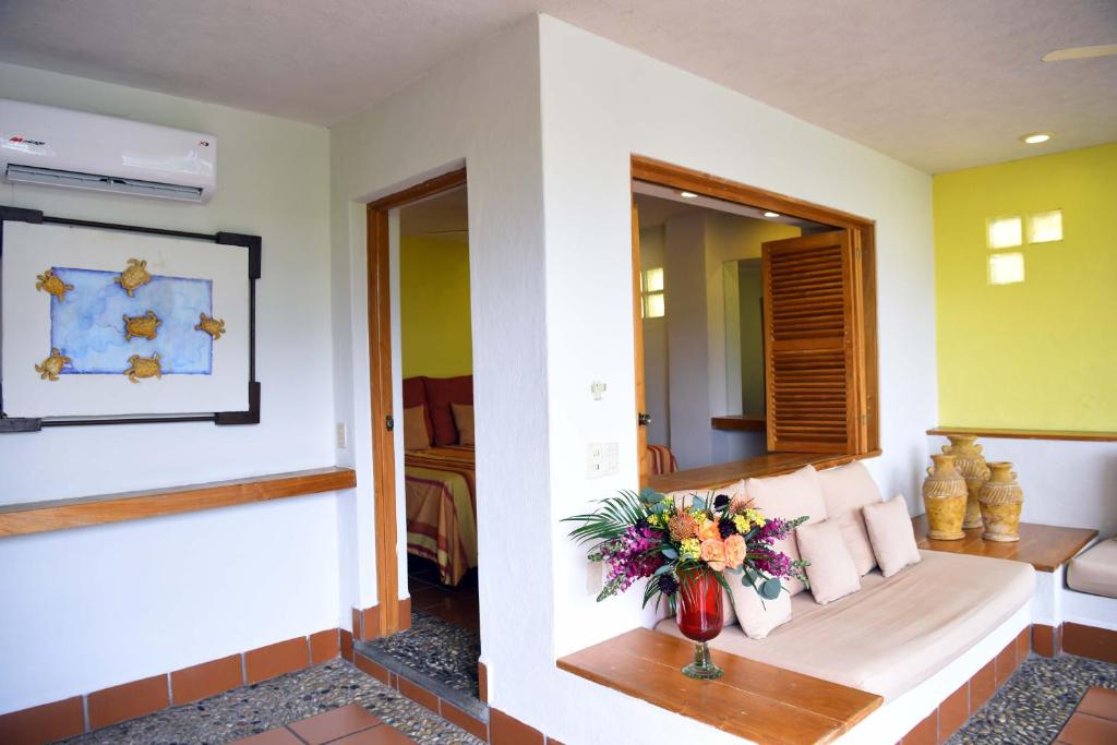 Posezení v ubytování Hotel Eloisa