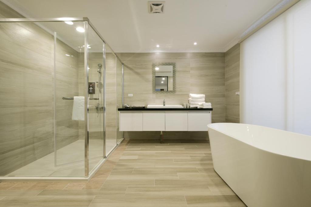 Koupelna v ubytování Fengjia JinRui Hotel