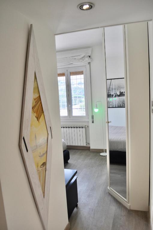 Łóżko lub łóżka w pokoju w obiekcie Alloggio Turistico Roberta San Pietro